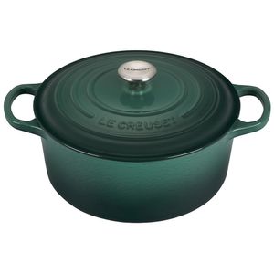Panela Redonda Signature 24 cm Verde Artichaut Le Creuset