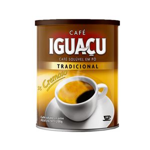 Café Solúvel em Pó Tradicional Iguaçu Lata 200g