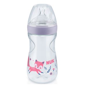 Mamadeira Essence Smart Flow 270ml Bico 6m+ Lilás - NUK