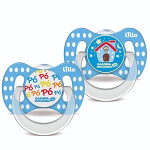 Kit 2 Chupetas Brilha no Escuro Galinha Pintadinha 6m+ Lillo