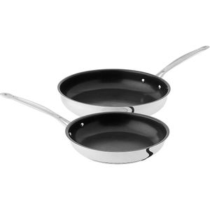 CONJUNTO CUISINART FRIGIDEIRAS CHEF'S CLASSIC 22 E 28CM 722-911NS