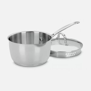 CAÇAROLA CUISINART EM AÇO INOX 1,8 LITRO COM TAMPA 719-18