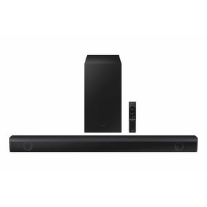 Soundbar Samsung HW-B550, com 2.1 canais, Bluetooth e Subwoofer sem fio Preto