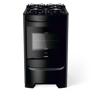 Fogão de Piso Consul 4 Bocas com Mesa de Vidro Preto CFO4VBE – Bivolt