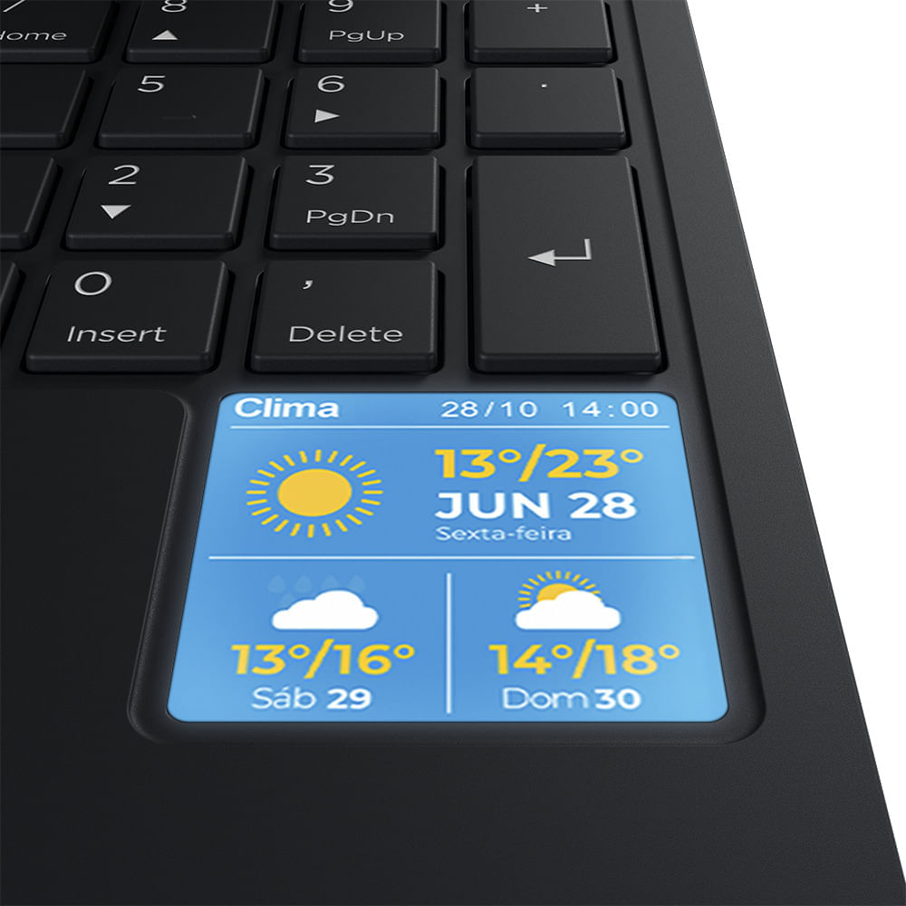 Notebook Positivo Vision R15M AMD® Ryzen 7-5825U Linux 8GB RAM