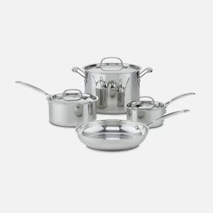 CONJUNTO CUISINART CHEF'S CLASSIC 7 PEÇAS EM AÇO INOX 77-7P1
