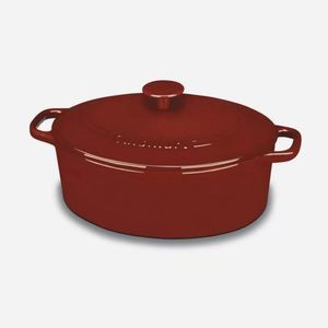CAÇAROLA CUISINART CHEF'S CLASSIC EM FERRO FUNDIDO VERMELHO 5,5L CI755-30CR