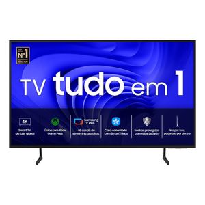 Samsung Smart Big TV 75" UHD 4K 75DU7700 2024, Processador Crystal 4K, Gaming Hub, AI Energy Mode, Controle SolarCell, Alexa built in