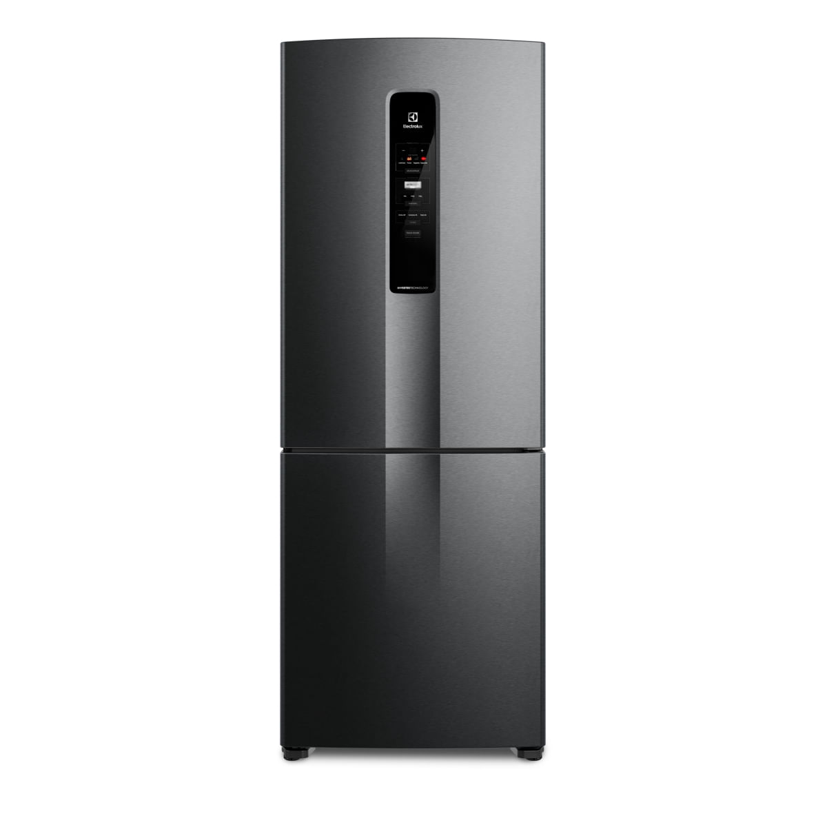 Geladeira Electrolux Frost Free Inverter 490L com AutoSense Inverse Black Inox Look (IB7B) 220