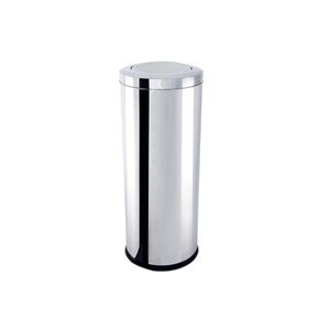 Lixeira Inox  Tampa Basculante 47Litros Decorline 30x70