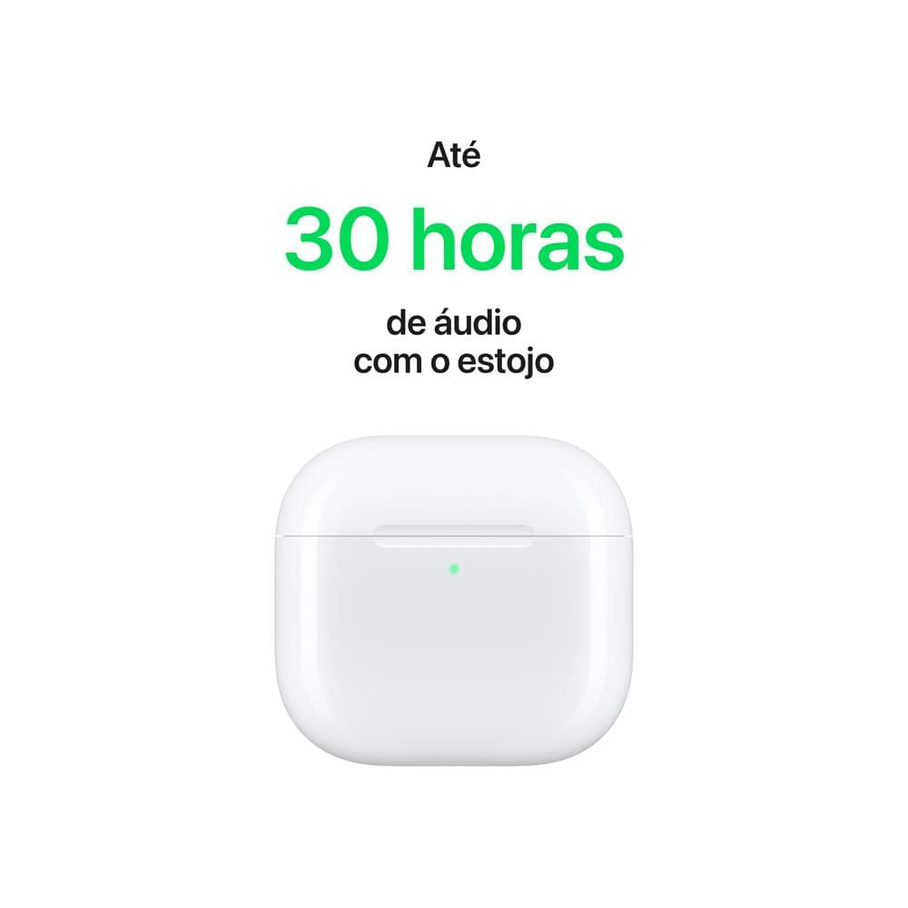 Apple AirPods 4 - Branco | Fastshop