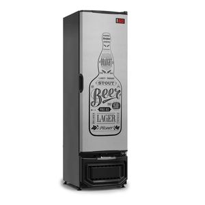 Cervejeira Vertical Gelopar 228 Litros Preta GCB-23E GW TI - 127 Volts