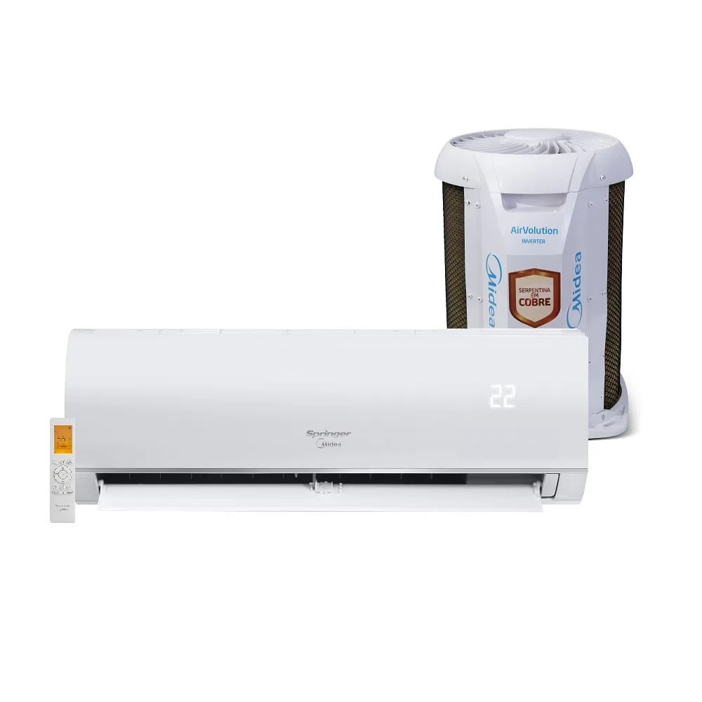 Ar Condicionado Split Hi Wall Springer Midea AirVolution 9000 BTU/h Frio 42AFFCI09S5 - 220 Volts 220