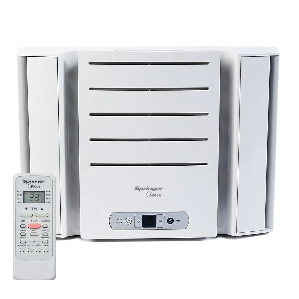 Ar Condicionado Janela Springer Midea 7500 BTU/h Frio Eletrônico QCK075RB - 220 Volts 220