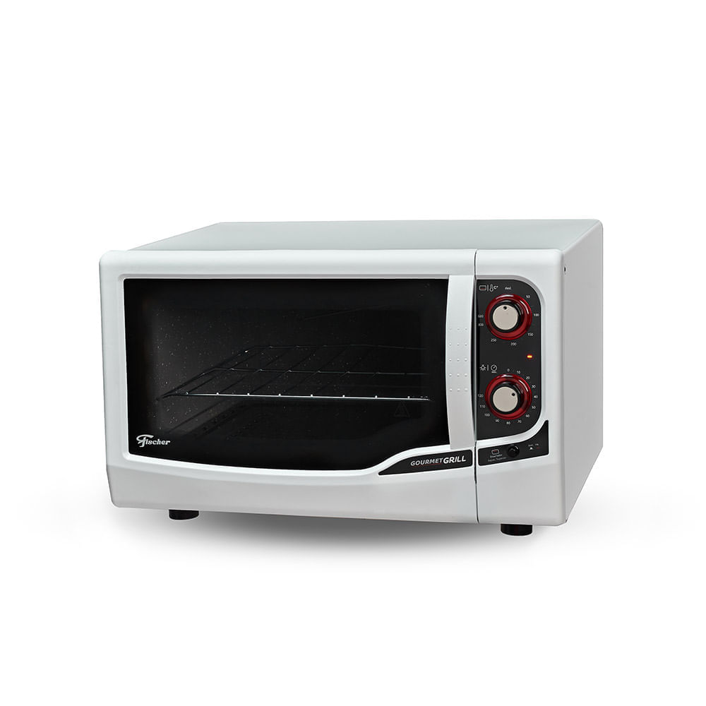 Forno Elétrico Fischer 44 Litros Gourmet Grill Branco - 220 Volts 220