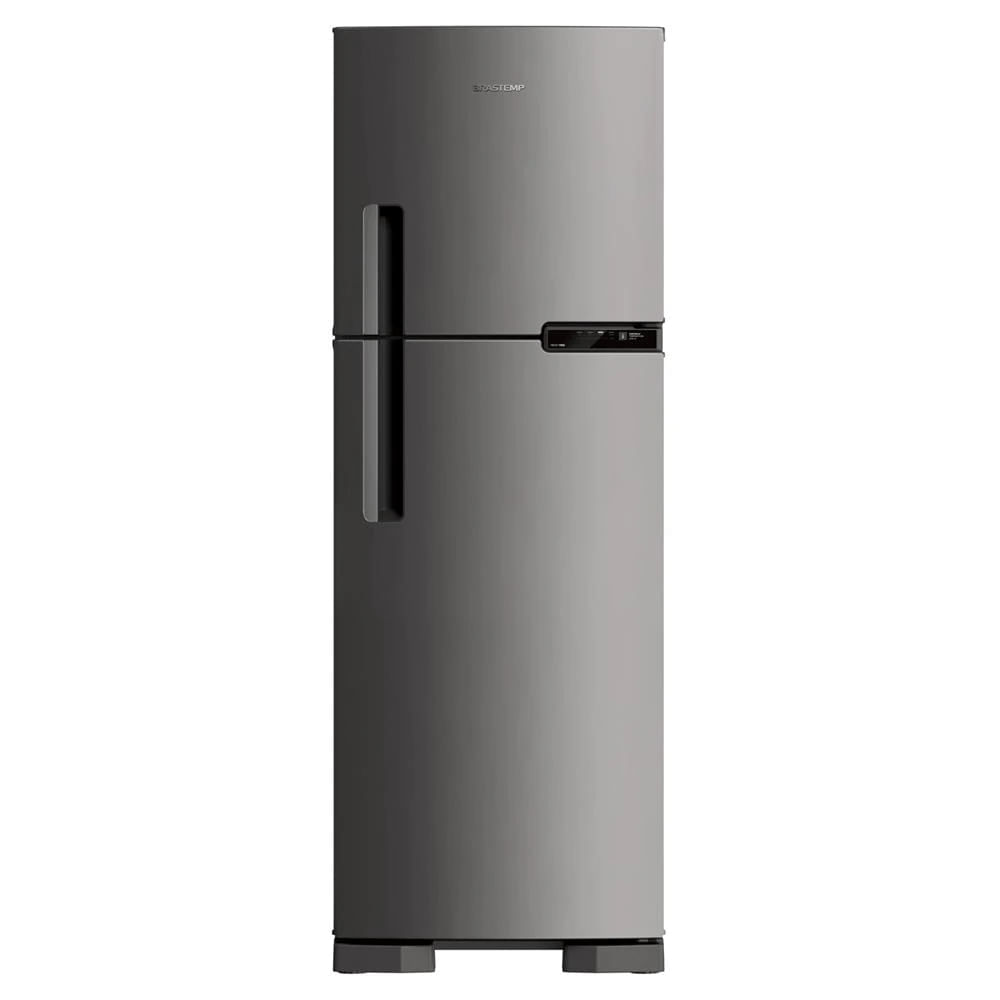 Refrigerador Brastemp Frost Free 375 Litros Duplex com Compartimento Extrafrio Inox BRM44HK - 220 Volts 220