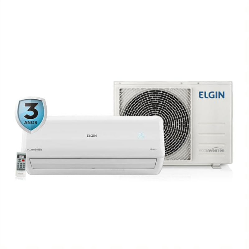 Ar Condicionado Split Hi Wall Inverter Elgin Eco 12000 BTU/h Frio 45HVFI12B2IB - 220 Volts 220