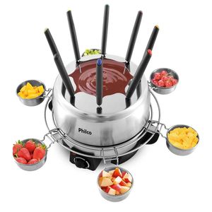 Panela de Fondue Philco 2,3 Litros Prata PPE03I – 220 Volts