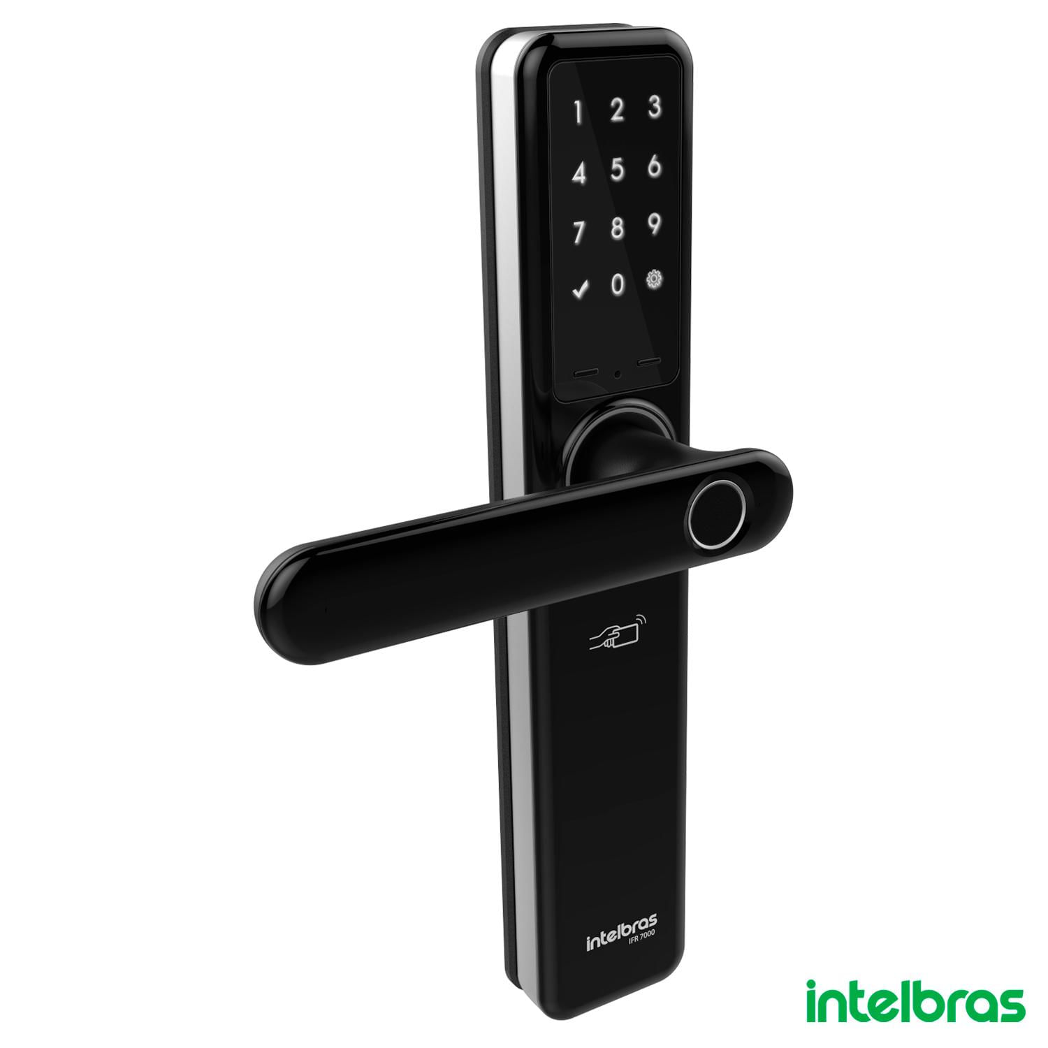 Fechadura Smart De Embutir Com Maçaneta Intelbras IFR 7000