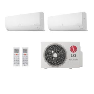Ar Condicionado Bi Split Inverter LG Hi Wall Dual Voice + AI 16000 BTUs (9000+12000) Frio S32Q16UAGA0.EB2GAM1