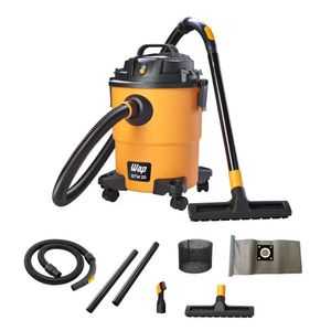 Aspirador de Pó e Água Profissional WAP GTW20 1600W de Potência 20L - Preto e Amarelo