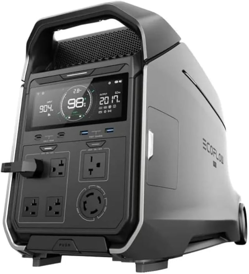 U*a様 EcoFlow DELTA Pro 3 4096Wh EFD521 EcoFlow Delta PRO 3 - Estação De Energia Portátil 8000W / 4096Wh