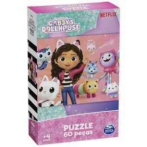 Quebra-cabeça 60 peças Gabby's Dollhouse