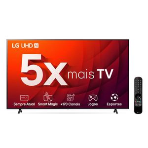 Smart  LG 50" 4K UHD, 3 HDMI, 2 USB, Bluetooth, Wi-Fi, ThinQ AI, Alexa, Google Assistente - 50UR8750PSA