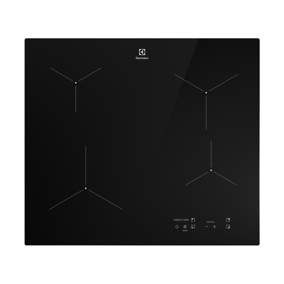 Cooktop 4 Bocas de Indução Electrolux Efficient com Powerboost (IE6LP) 220