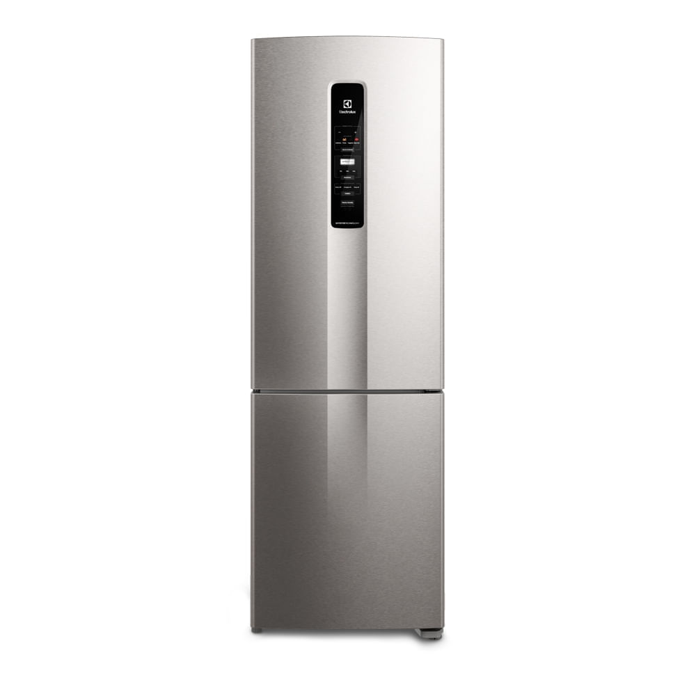 Geladeira Electrolux Frost Free Inverter 400L AutoSense Inverse Cor Inox Look (IB45S) 110