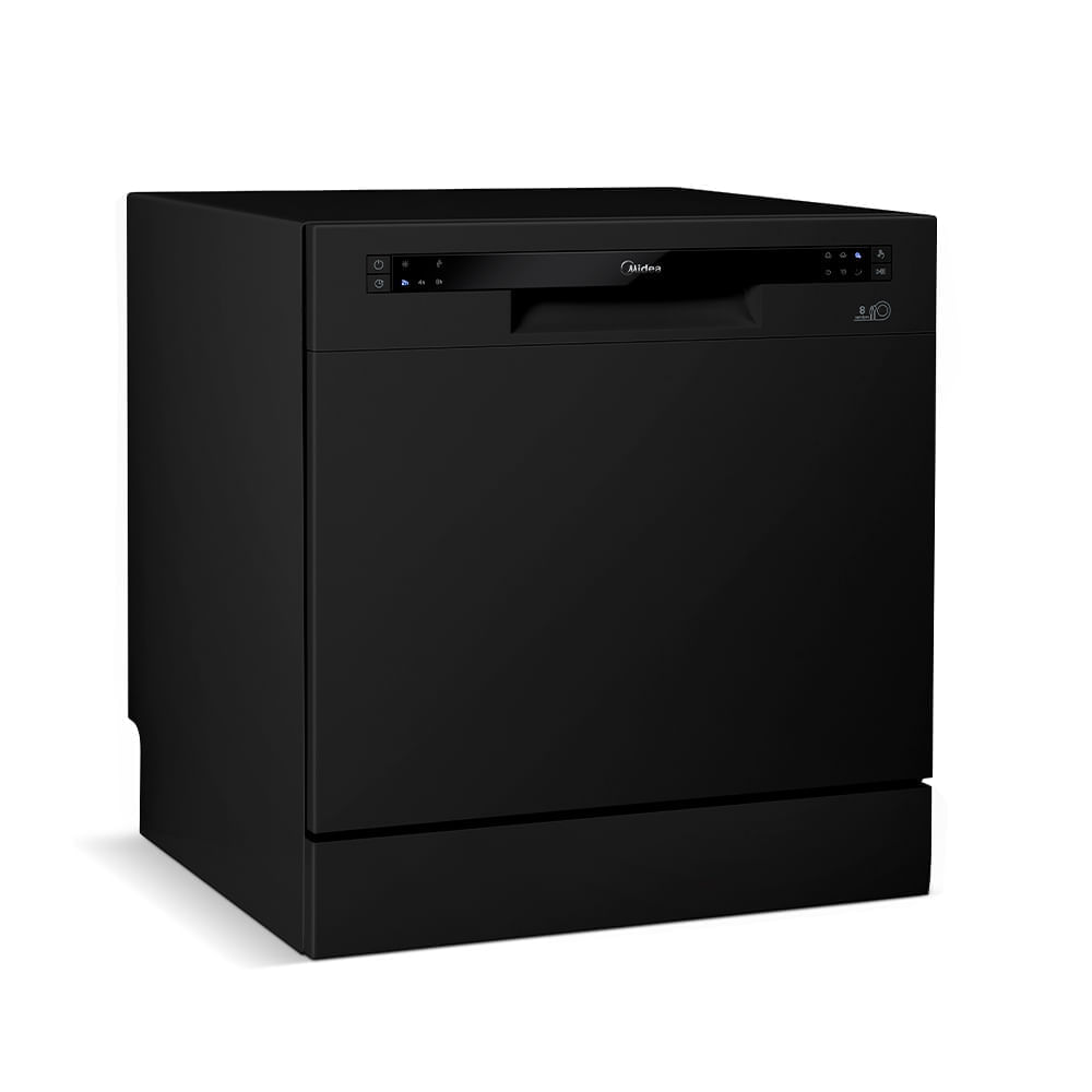 Lava Louças 8 Serviços Preta Midea 110 Menor preço em Lava Louças 8 Serviços Preta Midea 110