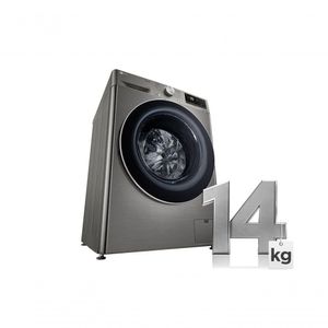 Lava e Seca Smart LG VC2 14kg Inox Look Com Inteligência Artificial AI DD CV9014PC2