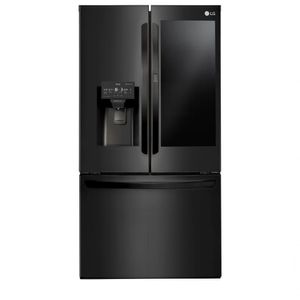 Geladeira Smart LG Inverter French Door InstaView Door-in-Door 660L Black Inox ThinQ GM-X288NQXH 127V