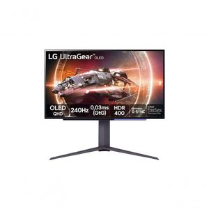 Monitor Gamer LG UltraGear OLED 27” QHD HDR400 True Black 1.5M:1 240Hz 0,03ms (GtG) NVIDIA® G-SYNC® 27GS95QE-B