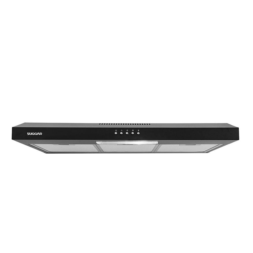 Depurador de Ar Slim Suggar 80cm Preto DPS181PT - 127 Volts 110