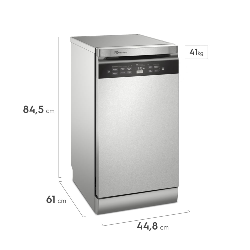 Lava Louças Electrolux 10 Serviços Inox com Função Higienizar Compras (LL10X) 110