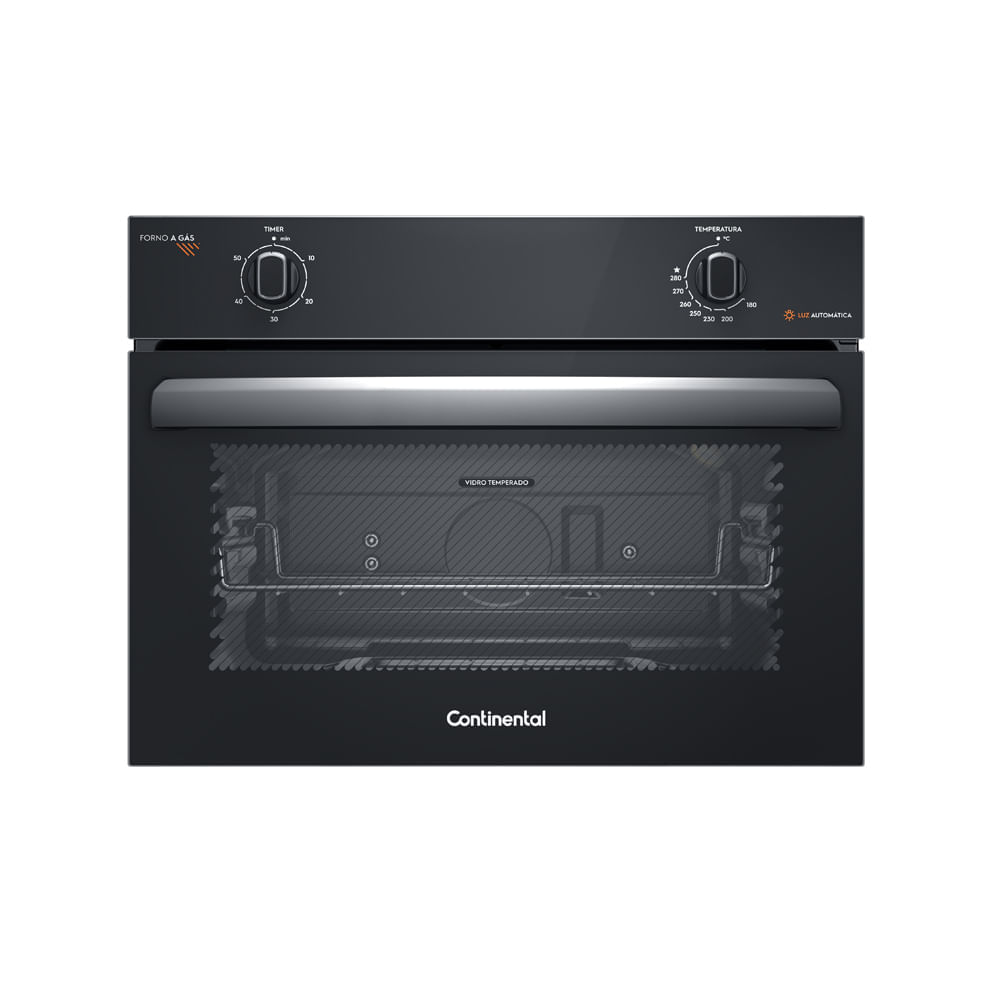 Forno de Embutir a Gás Continental 50L com TOPLimpaFácil (OC4GM) 110