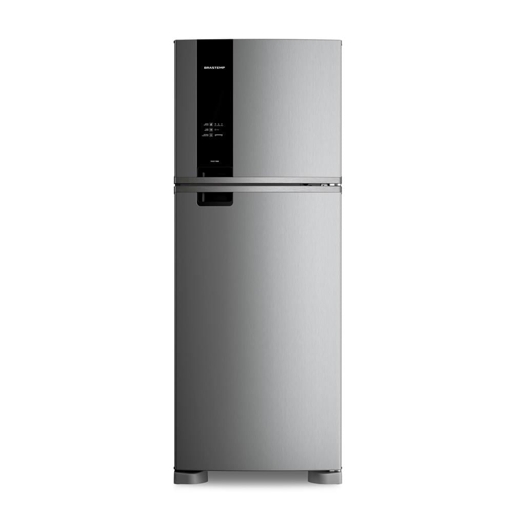 Geladeira Brastemp Frost Free Duplex A+++ 463 litros cor Inox com Fresh Box e Cold Room - BRM55FK 220