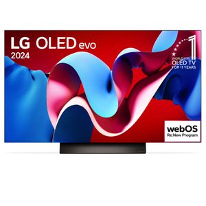 Smart TV 4K LG OLED Evo 65" Polegadas OLED65C4, Processador α9 Ger7, AI, Painel 144Hz e Design Ultra Slim