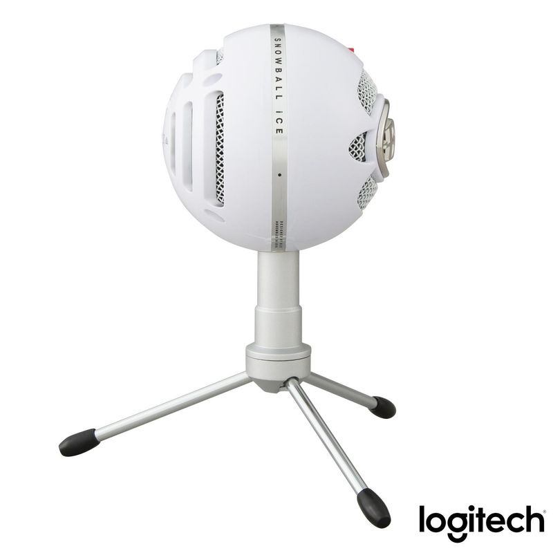 Microfone Blue Microphones Condensador USB Blue Snowball Ice Branco ...