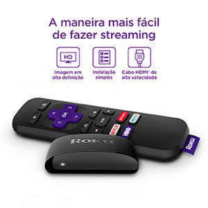 Roku Express Streaming Player Full HD com Controle Remoto - Roku