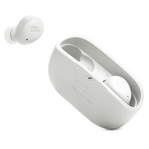 Fone De Ouvido Bluetooth JBL Wavebuds Intra TWS Branco Até 32h De Bateria, IP54, com Microfone