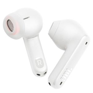 Fone De Ouvido Bluetooth JBL TFLEX TWS Anc Branco Até 32h De Bateria, IPX4, com 4 Microfones