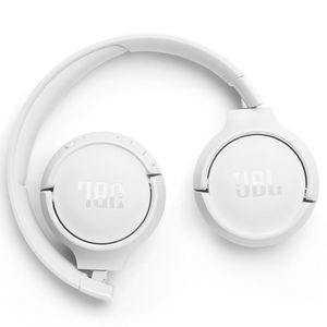 Fone De Ouvido JBL Tune 520 Bluetooth 5.3 Conexões Multipontos Até 57 Horas De Bateria - Branco