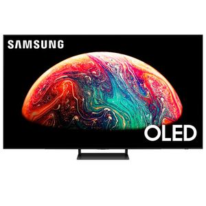 Smart TV Samsung OLED 4K 55" Polegadas 55S90C 2023, Painel de Pontos Quânticos, 144hz, Processador com IA