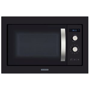 Microondas de Embutir Glass Cook Tramontina com 25 Litros de Capacidade e Grill Preto - 94880
