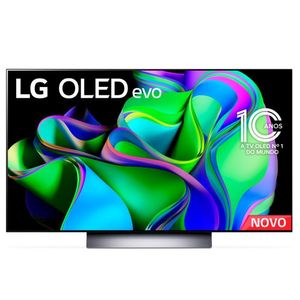 Smart TV 4K LG Oled Evo 55" Polegadas OLED55C3PSA, Bluetooth, 120Hz, ThinQ AI, G-Sync, FreeSync, Alexa e Wi-Fi