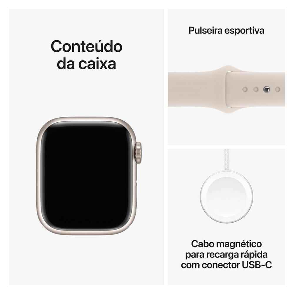 Apple Watch Series 9 (GPS + Cellular 41 mm) Caixa de Apple Watch Series 9 (GPS + Cellular 41 mm) Caixa de