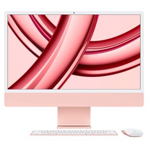 iMac 24", Tela Retina 4.5K Apple, Processador M3, (8GB RAM, 512GB) - Rosa