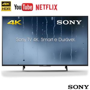 Smart TV 4K Sony LED 49?, 4K HDR, 4K X-Reality Pro, Dolby Digital Plus e Wi-Fi - KD-49X705E